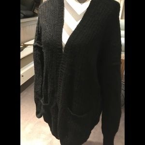 NWT Free People Black Cardigan Size Medium